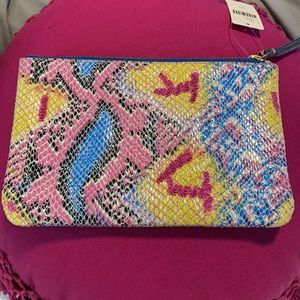 Anthropologie zipper pouch NWT